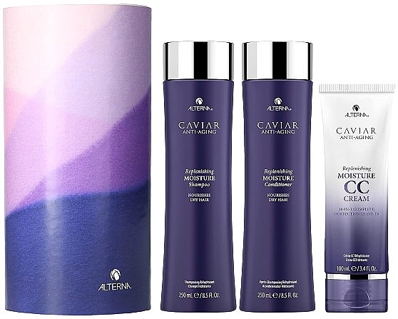 Set - Alterna Caviar Anti Aging Replenishing Moisture Splash (shm/250ml+cond/250ml+cr/100ml) — photo N1