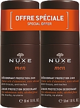 Fragrances, Perfumes, Cosmetics Deodorant Set - Nuxe Men 24hr Protection Deodorant (deo/2x50ml)