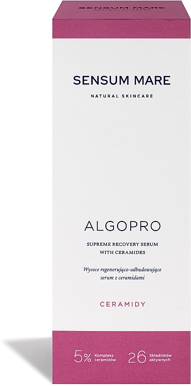 Recovery Serum With Ceramides - Sensum Mare Algopro Supreme Recovery Serum With Ceramides — photo N3