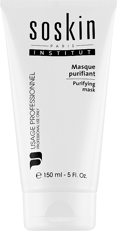 Face Cleansing Mask for Oily & Combination Skin - Soskin Purifying Mask — photo N4