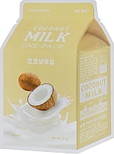Coconut Sheet Mask - A'pieu Coconut Milk One-Pack — photo N4