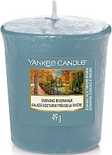 Fragrances, Perfumes, Cosmetics Scented Candle - Yankee Candle Votive Evening Riverwalk