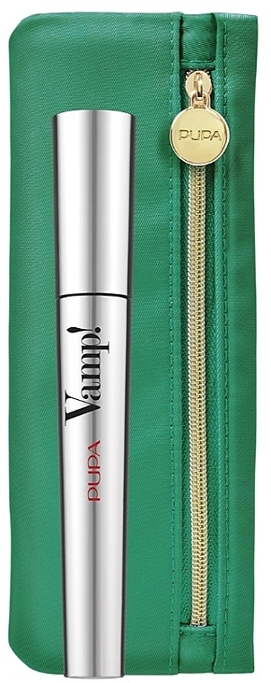 Pupa Vamp! Mascara Gold Edition (mask/9ml + essential/pouch) - Set — photo N1