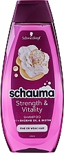 Fragrances, Perfumes, Cosmetics Shampoo "Nourishing Energy" - Schwarzkopf Schauma Strenght & Vitality 