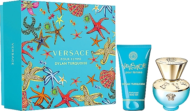 Versace Dylan Turquoise Pour Femme - Set (edt/30ml + b/gel/50ml) — photo N1