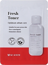 Fragrances, Perfumes, Cosmetics Peptide Toner for Problem Skin - Mizon Good Bye Blemish Fresh Toner (sample)