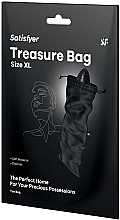 Sex Toy Storage Bag, black, Size XL - Satisfyer Treasure Bag Black — photo N1
