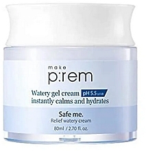 Face Gel Cream - Make P:rem Safe Me. Relief Watery Gel Cream — photo N1