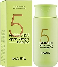 Mild Sulfate-Free Shampoo with Probiotics & Apple Vinegar - Masil 5 Probiotics Apple Vinegar Shampoo — photo N4