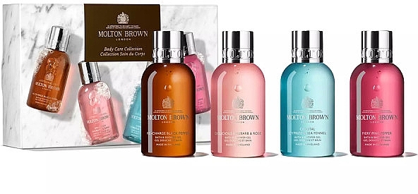 Set - Molton Brown Woody & Floral Body Care Collection (sh gel/4x100ml) — photo N1