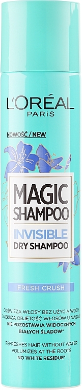 Dry Shampoo "Fresh Crush" - L'Oreal Paris Magic Shampoo Fresh Crush — photo N2