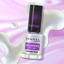 Nail Polish Top Coat  - Rimmel Holographic Top Coat Finishing Touch — photo N5