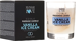 Fragrances, Perfumes, Cosmetics Natural Massage Candle "Vanilla" - Sezmar Collection