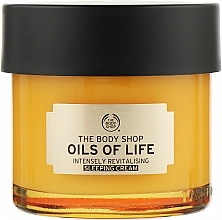 Fragrances, Perfumes, Cosmetics Revitalizing Night Cream - The Body Shop Oils of Life Sleeping Cream