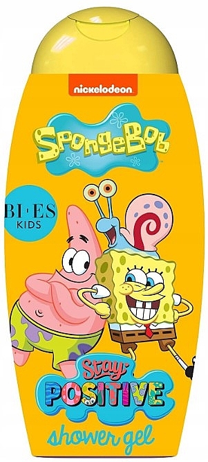 2-in-1 Shower Gel - Bi-es Spongebob Stay Positive Shower Gel — photo N4