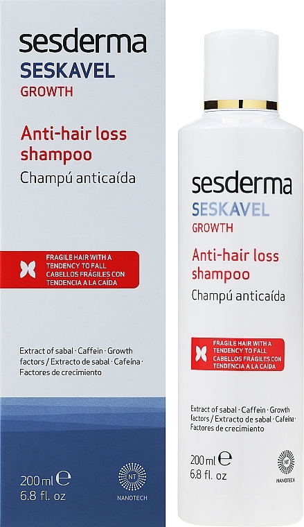 Anti Hair Loss Shampoo - SesDerma Laboratories Seskavel Anti-Hair Loss Shampoo — photo N2