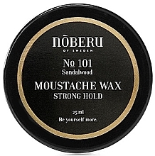 Fragrances, Perfumes, Cosmetics Strong Hold Mustache Wax - Noberu Of Sweden №101 Sandalwood Moustache Wax Strong Hold