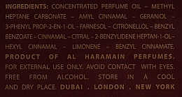 Al Haramain Matar Al Hub - Oil Parfum — photo N4