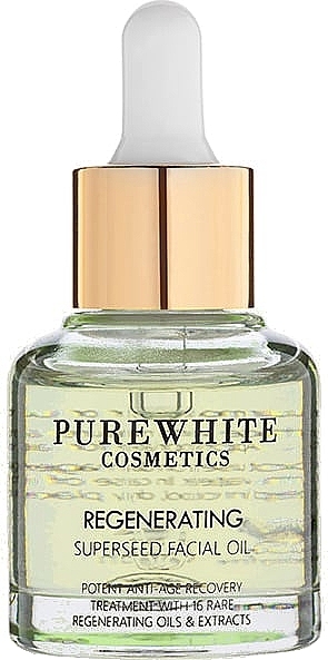 Face Oil - Pure White Cosmetics Regenerating Superseed Facial Oil — photo N1