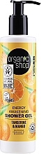 Fragrances, Perfumes, Cosmetics Energy Shower Gel "Tangerine Explosion" - Organic Shop Organic Tangerine and Mango Energy Shower Gel
