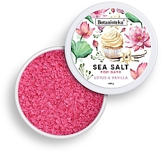 Bath Sea Salt "Lotus & Vanilla" - Botanioteka Lotus & Vanilla Bath Salt — photo N1