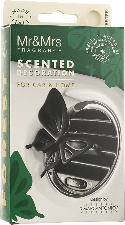 Cucumber Car Perfume 'Black Butterfly' - Mr&Mrs Forest Butterfly Cucumber — photo N2