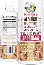 Fragrances, Perfumes, Cosmetics Almond Butter & Jelly Smoothie, Liposomal DHA & MCT - MaryRuth Organics Almond Butter & Jelly Smoothie DHA & MCT Liposomal