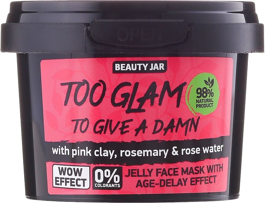 Lifting Jelly Mask - Beauty Jar Too Glam To Give A Damn Face Mask — photo N2