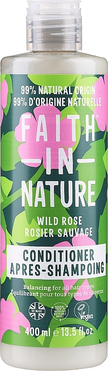 Кондиционер для волос "Дикая роза" - Faith in Nature Wild Rose Conditioner — photo N1