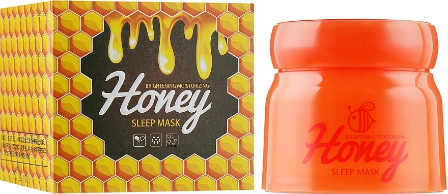 Night Face Mask with Honey Extract - Dizao Xueqier Natural Honey — photo N1