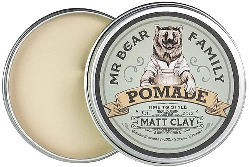 Hair Styling Matte Clay - Mr Bear Family Pomade Matt Clay Travel Size — photo N1