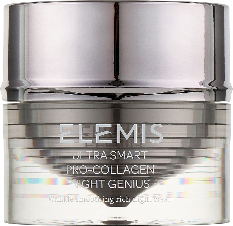 Night Face Cream "Night Genius" - Elemis Ultra Smart Pro-Collagen Night Genius — photo N1