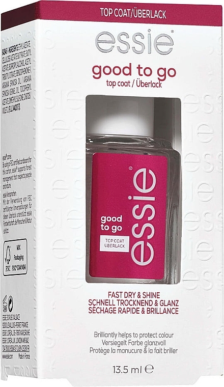 Quick Dry Top Coat - Essie Good To Go Top Coat — photo N2