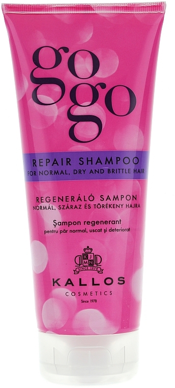 Repair Shampoo - Kallos Cosmetics Gogo Repair Shampoo — photo N1