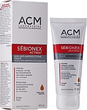 Fragrances, Perfumes, Cosmetics Mattifying Face Cream - ACM Laboratoires Sébionex Actimat Tinted Anti-Imperfection Skincare