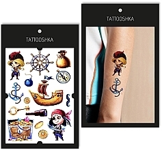 Fragrances, Perfumes, Cosmetics Temporary Tattoo 'Pirats' - Tattooshka