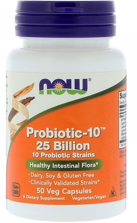Probiotic-10, 25 Billion - Now Foods Probiotic-10, 25 Billion — photo N5