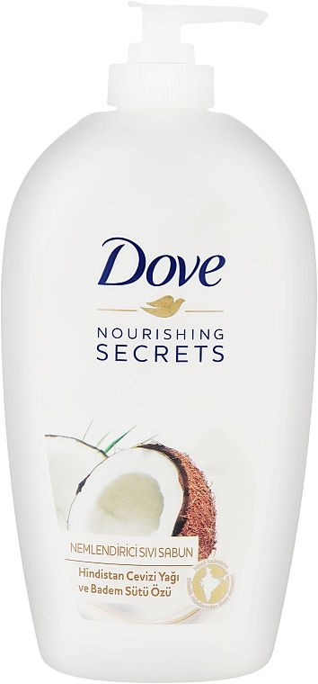 Hand Liquid Soap ‘Coconut Oil and Almond Milk’ - Dove Nourishing Secrets Restoring Ritual Hand Wash — photo N3