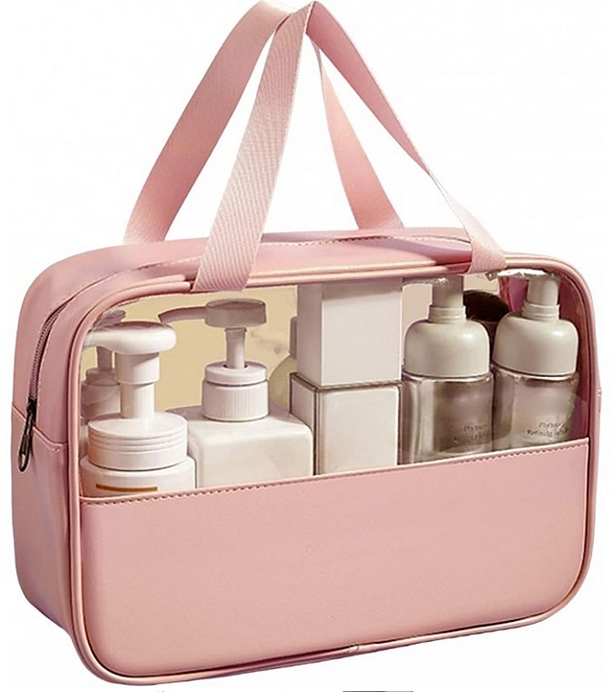 3-in-1 Cosmetic Bag Set, KS88, pink - Ecarla — photo N2