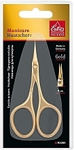 Fragrances, Perfumes, Cosmetics Cuticle Scissors, 9 cm - Erbe Solingen Gold