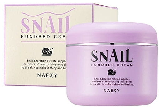 スムージング フェイス クリーム - Naexy Snail Hundred Cream — photo N1