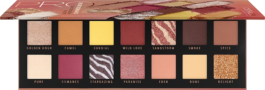 Eyeshadow Palette - Catrice Pro Desert Romance Slim Eyeshadow Palette — photo N1