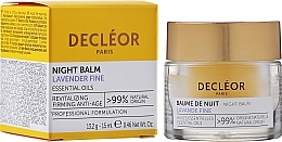 Anti-Wrinkle Night Face Balm - Decleor Lavander Fine Night Balm Essential Oils — photo N1