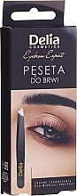 Eyebrow Tweezers - Delia Cosmetics Eyebrow Expert — photo N1
