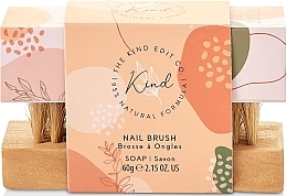 Fragrances, Perfumes, Cosmetics Set - The Kind Edit Co Kind Soap & Nail Brush Set