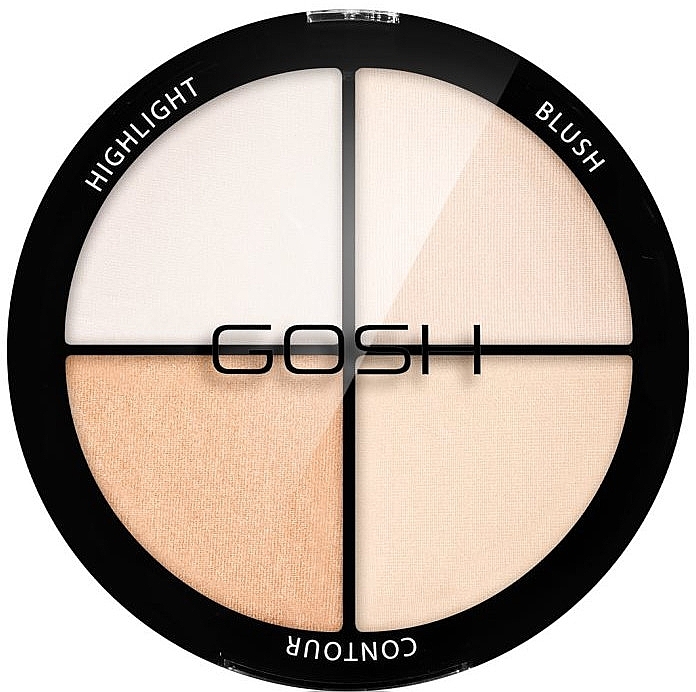 Contouring Palette - Gosh Copenhagen Strobe'n Glow — photo N1