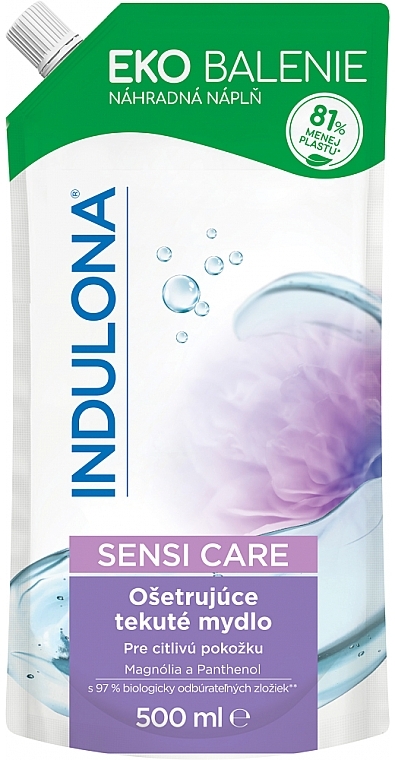 Liquid Hand Soap - Indulona Sensi Care Liquid Hand Soap Refill — photo N1