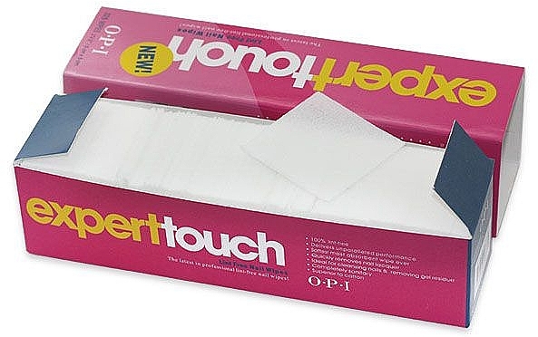 Lint-Free Wipes - OPI Expert Touch Nail Wipes — photo N1