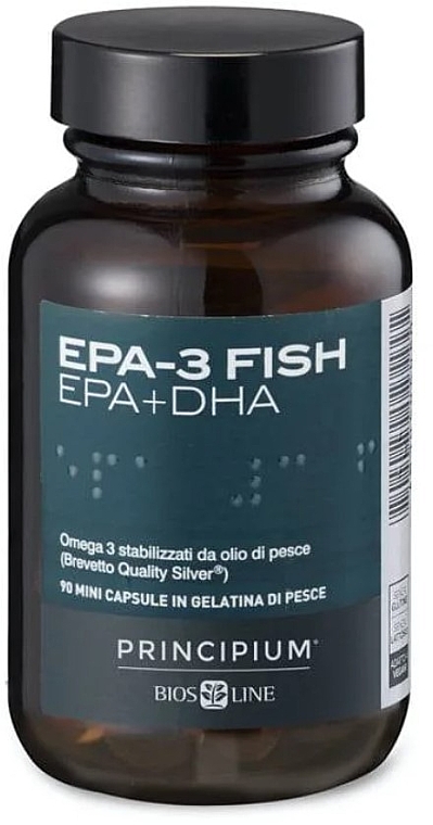 Omega-3 Dietary Supplement - BiosLine Principium Epa 3 Fish EPA + DHA — photo N1
