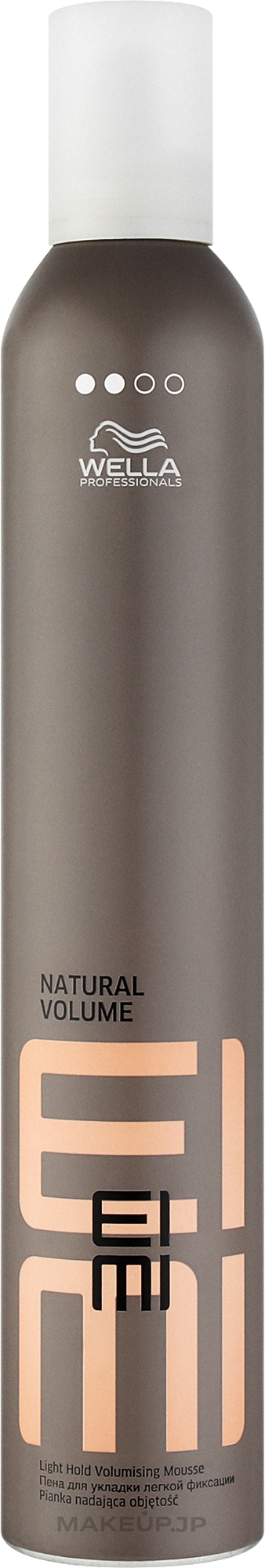 Light Hold Hair Styling Foam - Wella Professionals EIMI Styling Natural Volume — photo 500 ml